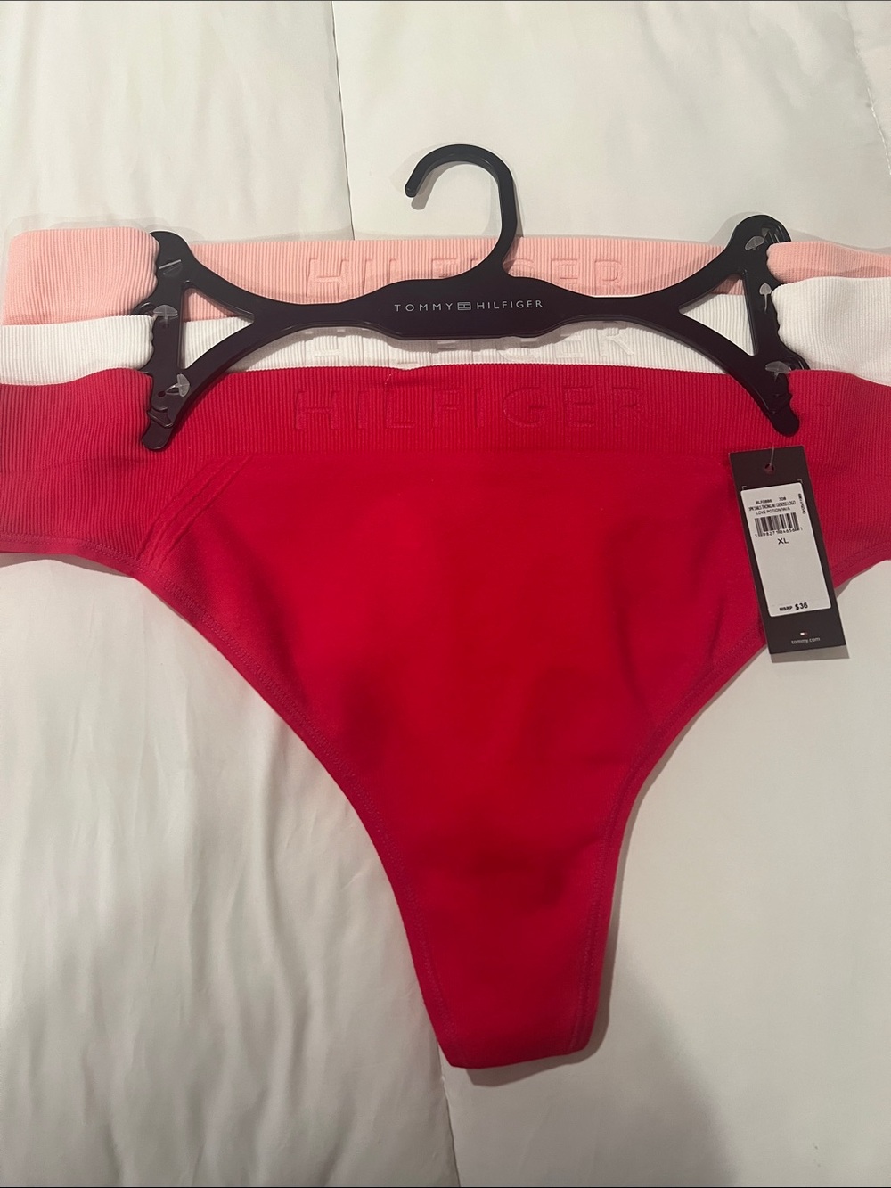 Tommy Hilfiger 3-pack thong panties  XL MSRP $36